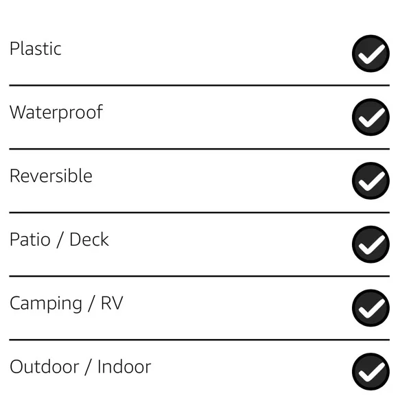 NEW Outdoor Rug - Picture 8 of 11